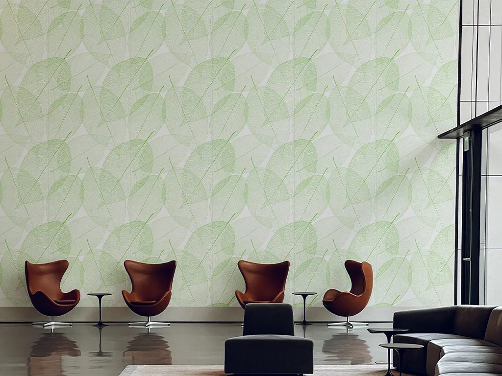 Kirei Ink Printed Panels | Biophilia Collection | Tea Leaf Print