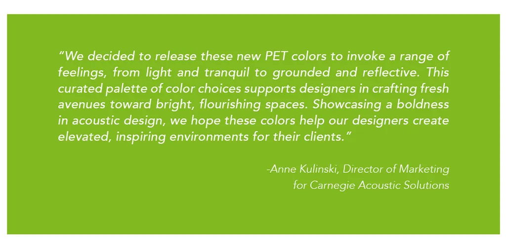 Anne Kulinski Quote about New Color Release