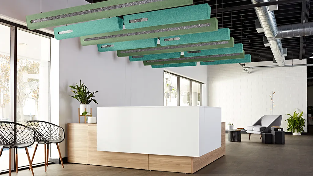 Air Baffles | Colors: Jade and Vineyard