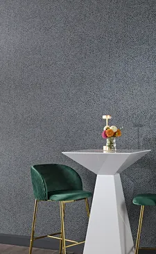 Kirei Ink | Collection: Natural Materials | Print: Dark Chocolate Terrazzo
