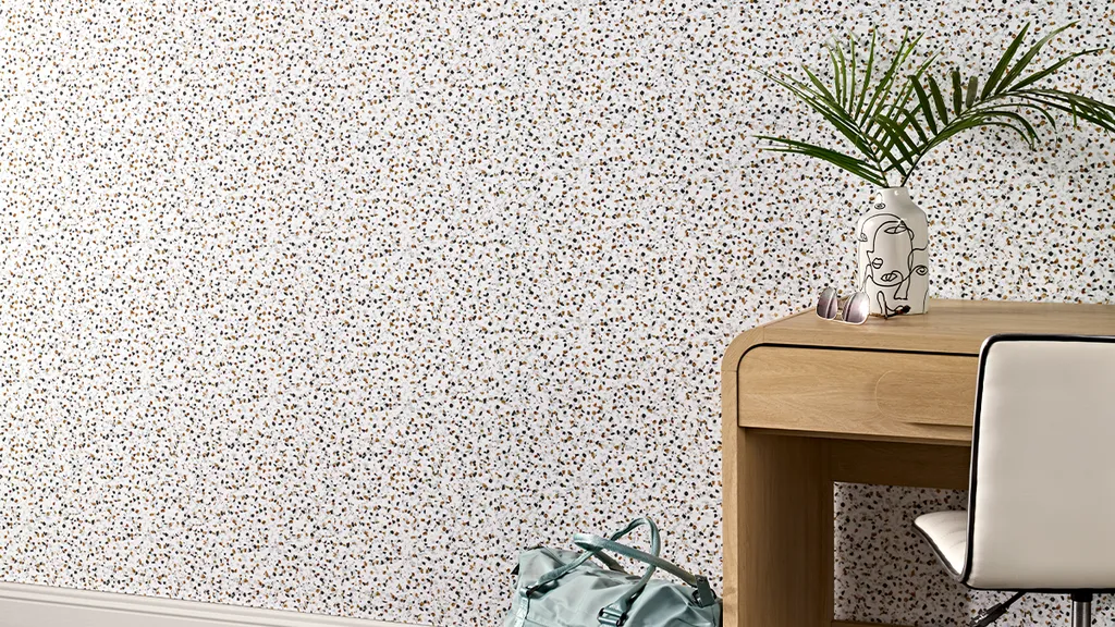 Kirei Ink | Collection: Natural Materials | Print: Terrazzo Creamsicle