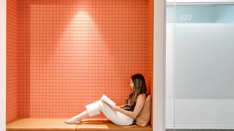 Square Panels 2.0 | Color: Mandarin