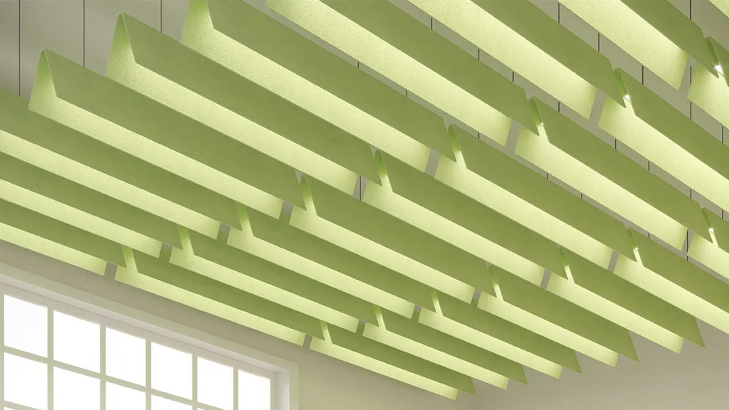 Product: A Baffles Lit | Color: Pistachio