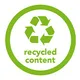 Sustainability Icon recycled content