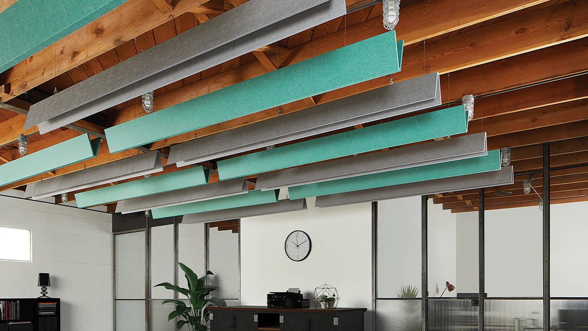 A and V Baffles | Colors: Jade and Smoke