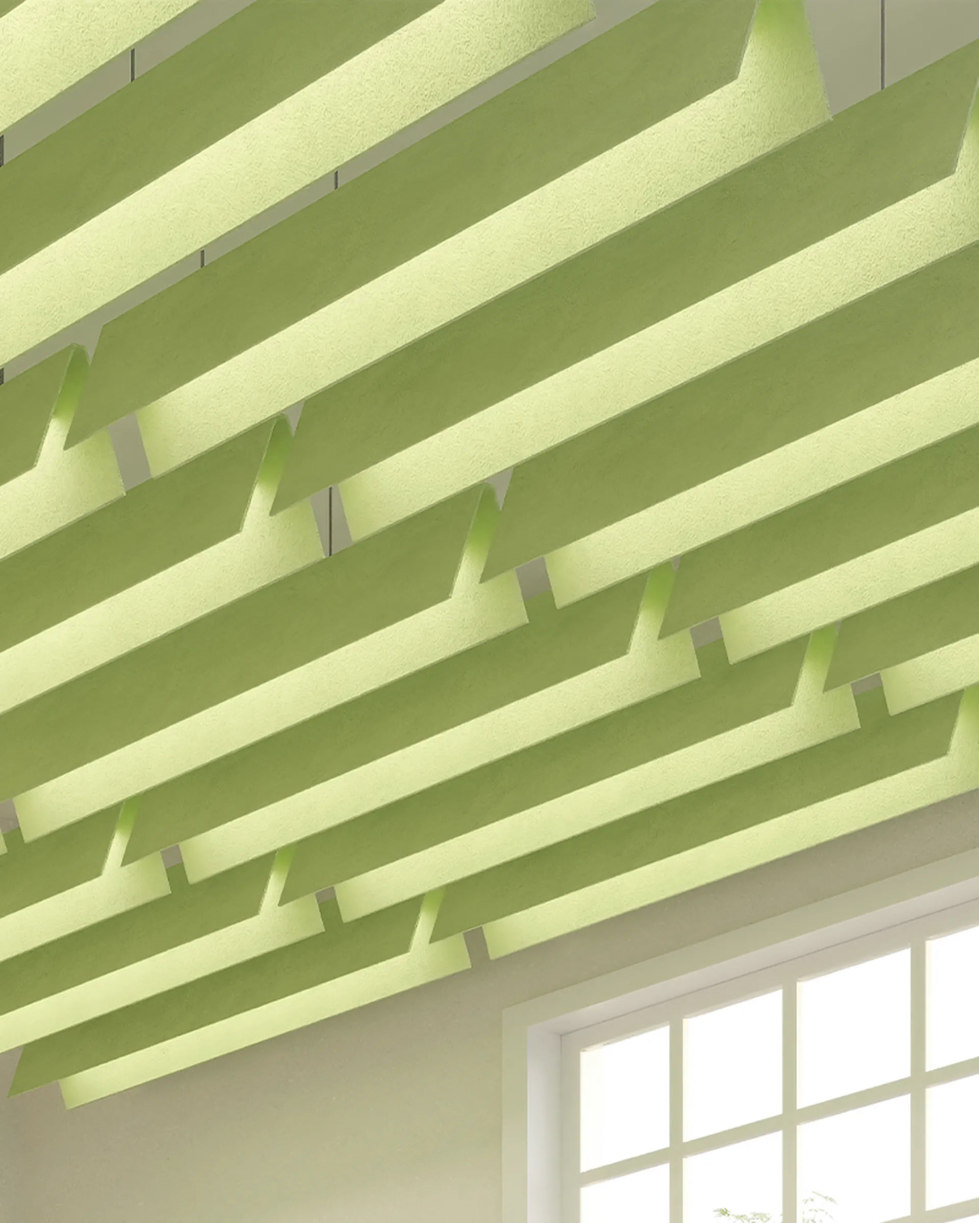 Products: A Baffles Lit | Color: Pistachio