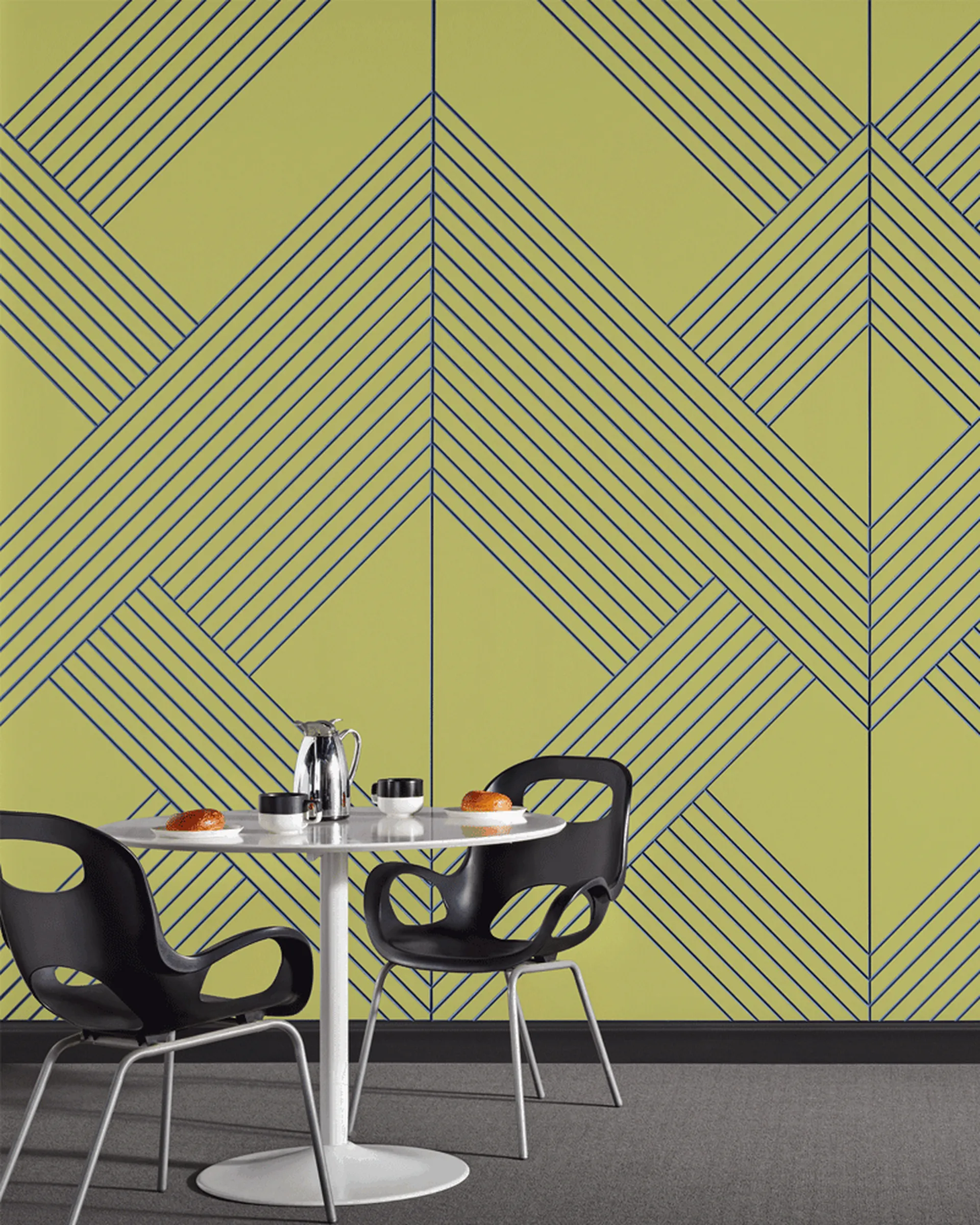 Braid Panels | Color: Coronet | Print: Kirei Ink custom