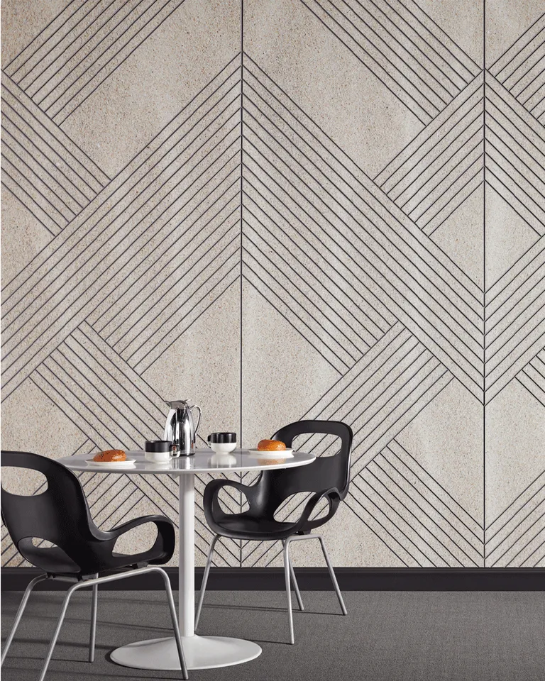 Braid Panels | Print: Kirei Ink custom sand