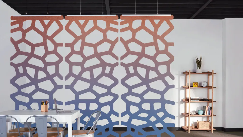 Coral Screens | Color: Cinnamon | Print: Kirei Ink custom gradient