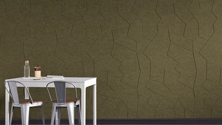 Crackle Panels | Color: Olive