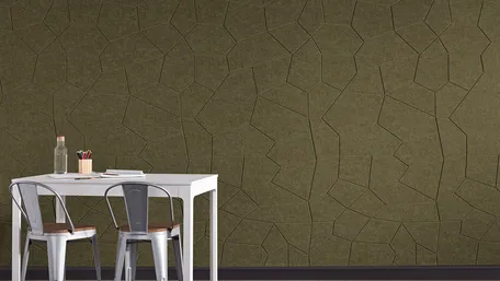 Crackle Panels | Color: Olive