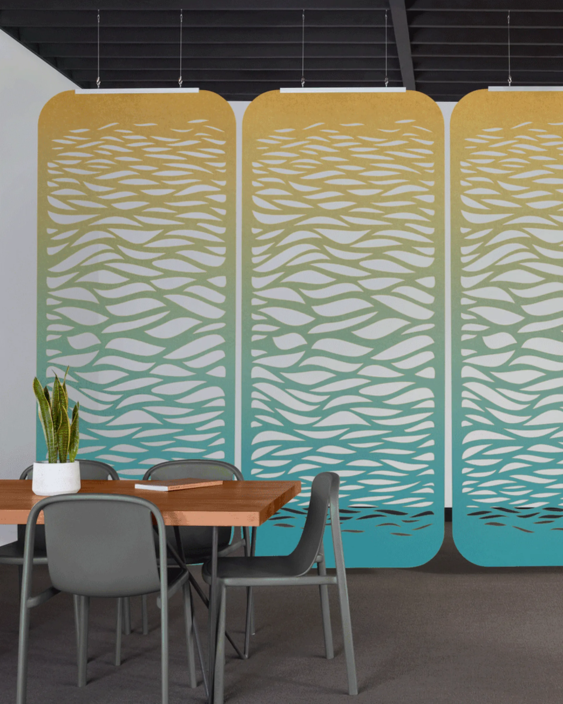 Current Screens | Color: Ochre | Print: Kirei Ink Custom Gradient