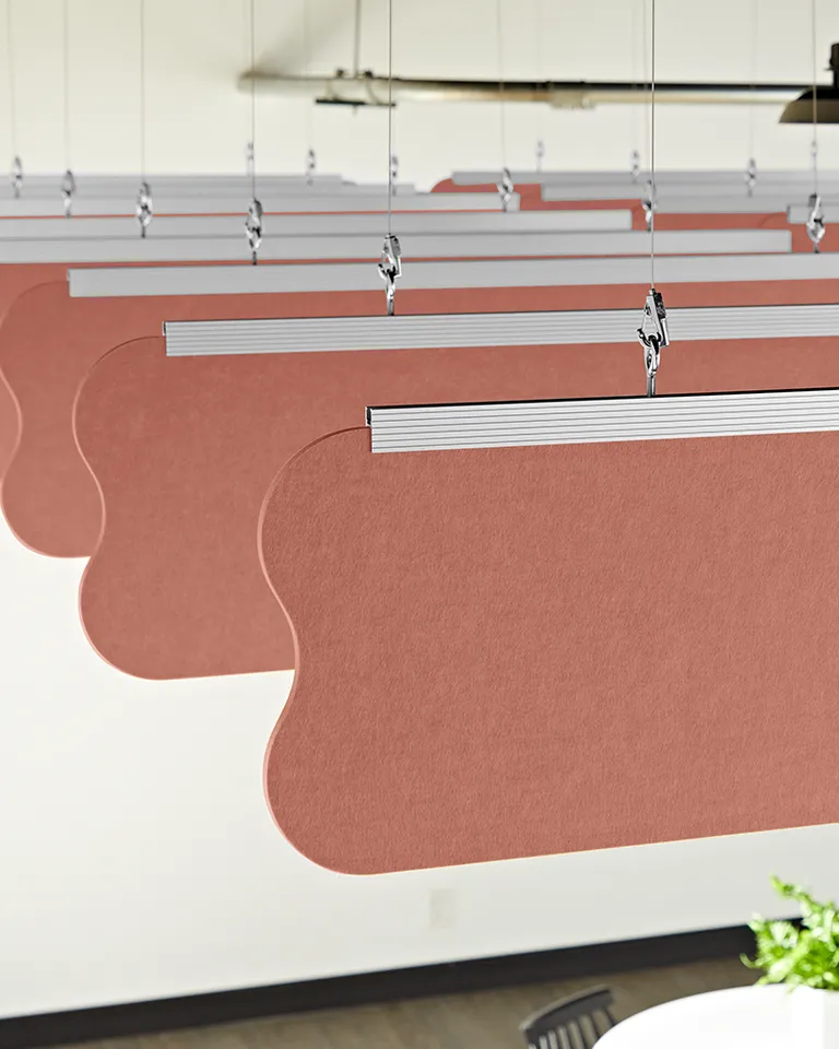 Cutout Baffle | Color: Blush