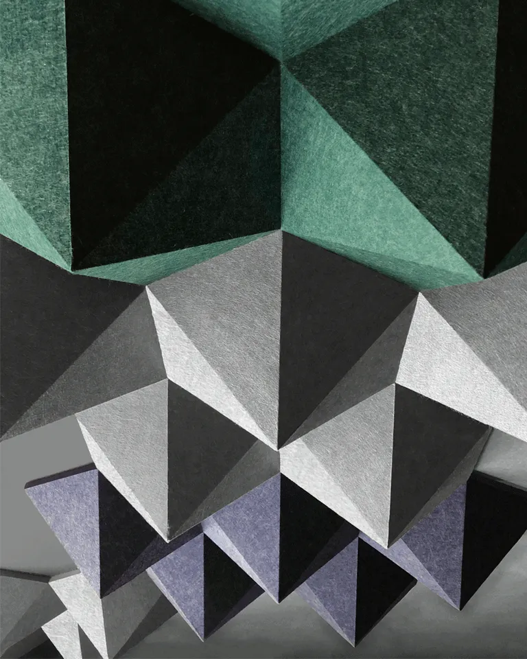 Diamond Clouds | Colors: Ivy, Navy, and Smoke