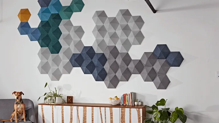Diamond Tiles | Colors: Frost, Ochre, Ivy, Jade, Navy, Smoke, Pacific, and Coronet