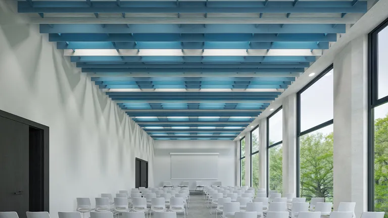 Product: EchoSky Neu Linear | Color: Pacific | Print: White Wash