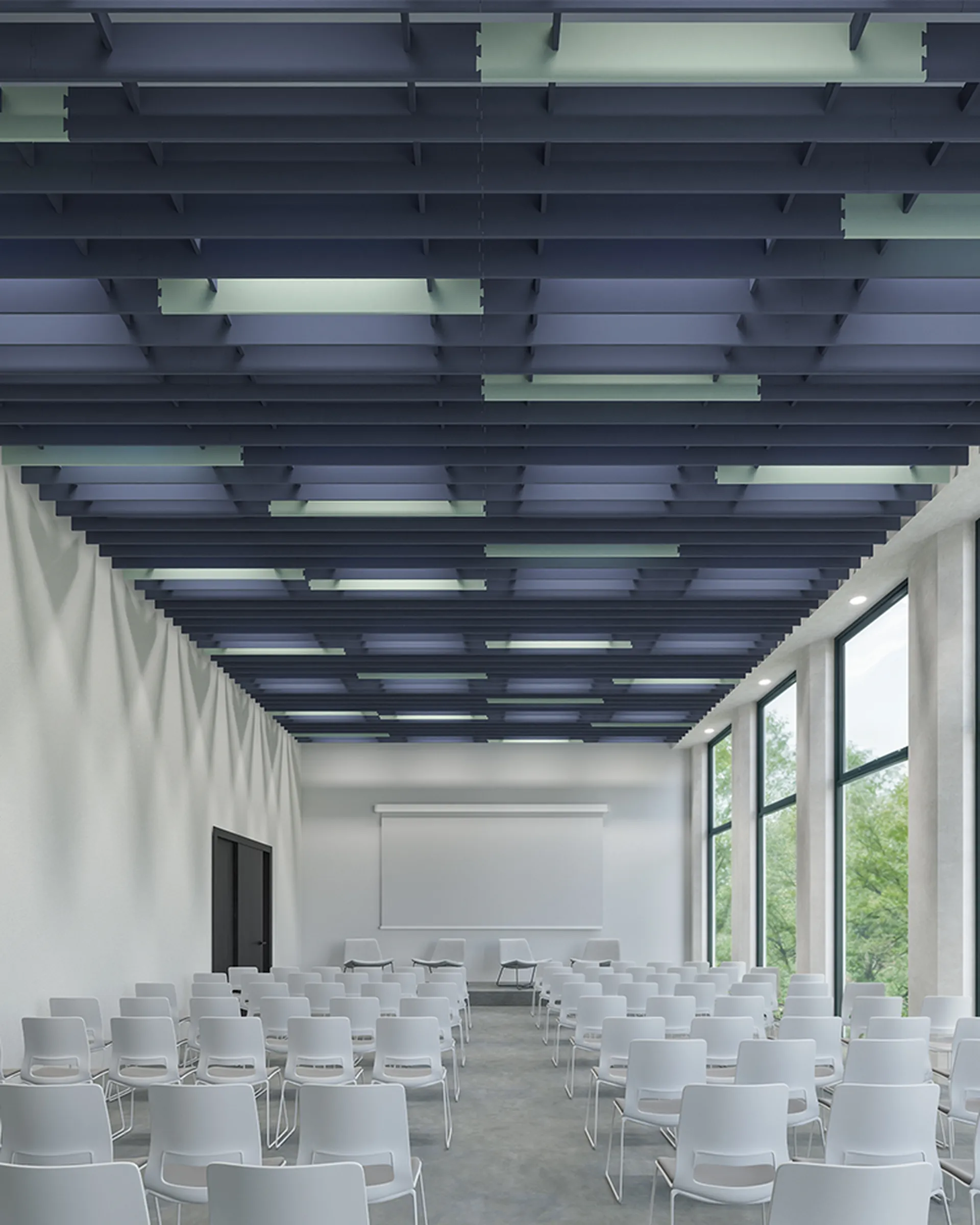 Product: EchoSky Neu Linear | Colors: Navy and Mint