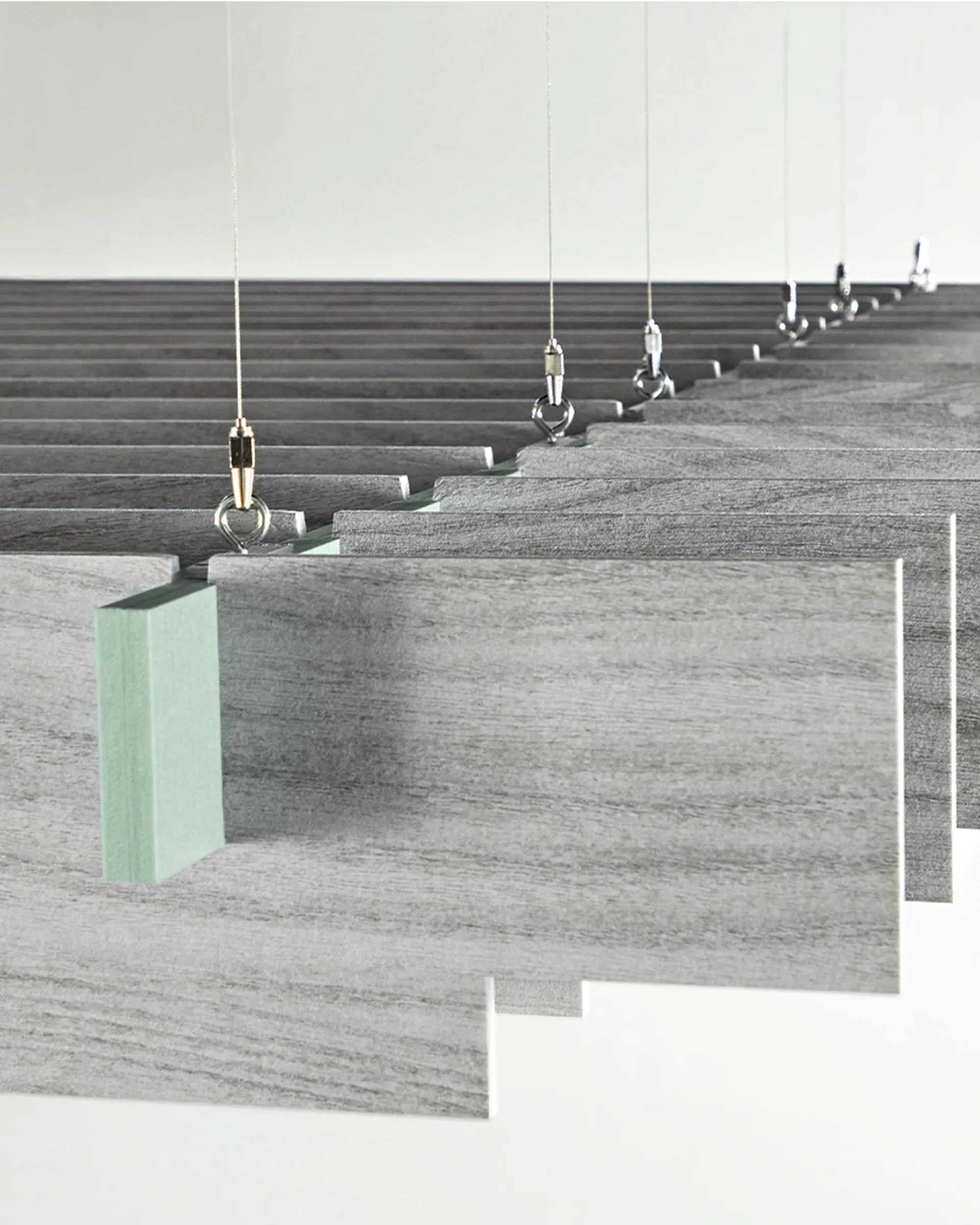 Product: EchoSky Neu Steppe | Print: White Wash | Color: Mint