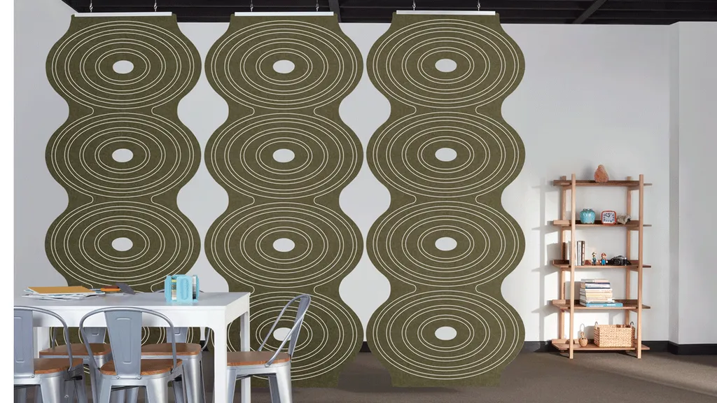 Ellipse Screens | Color: Olive | Print: White (standard)