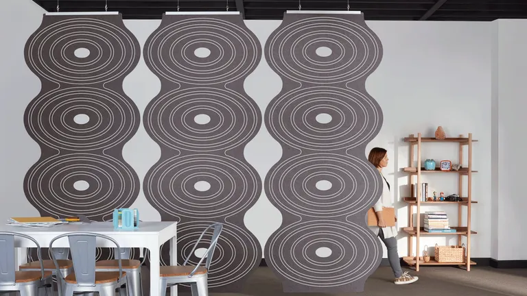 Ellipse Screens | Color: Slate | Print: White (standard)
