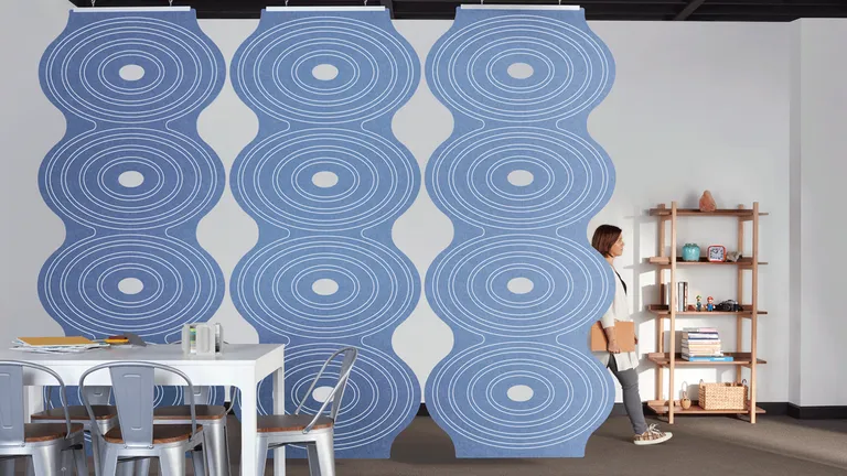Ellipse Screens | Color: Coronet | Print: White (standard)