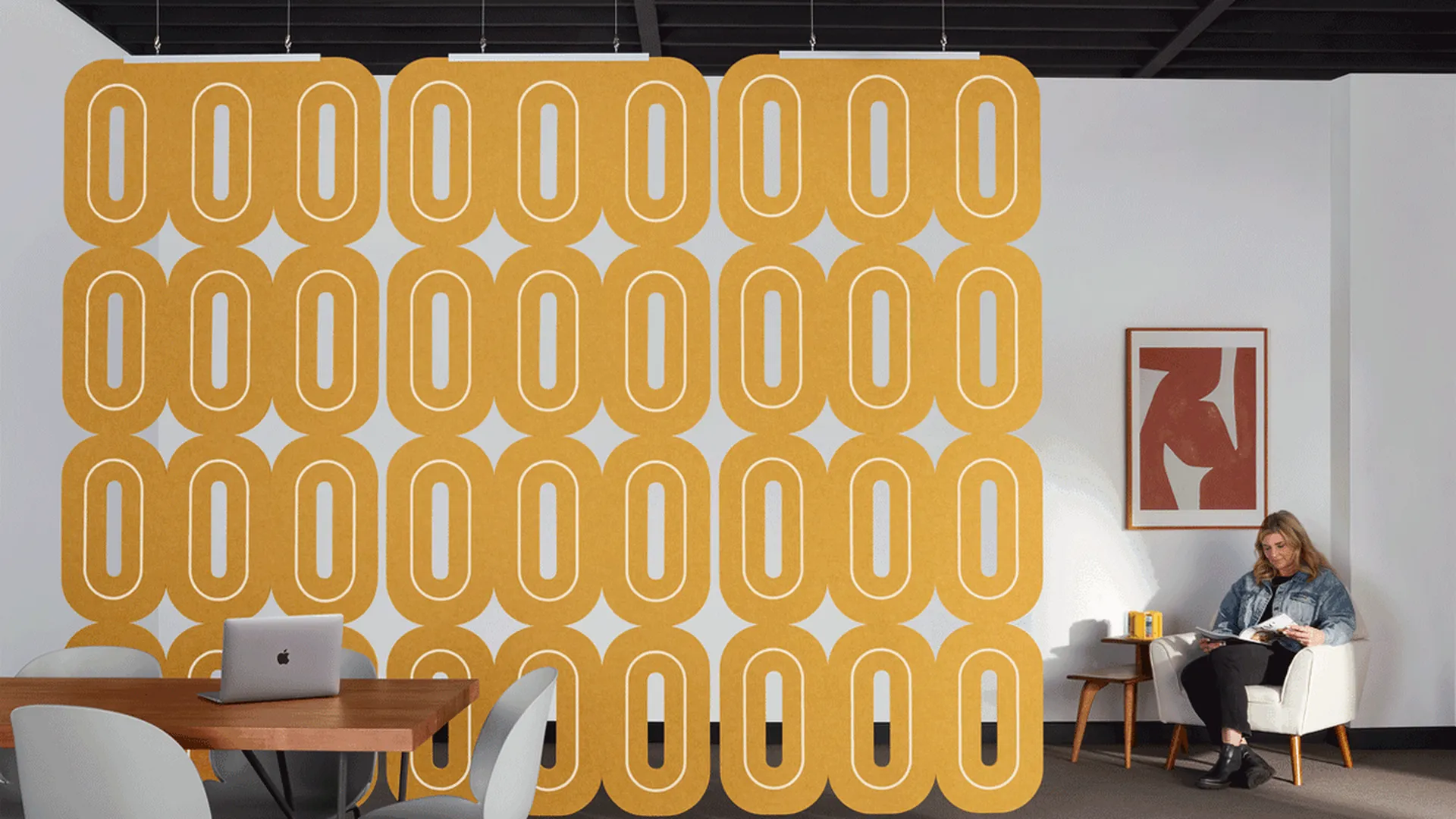 Fifty3 Screens | Color: Ochre | Print: White (standard)