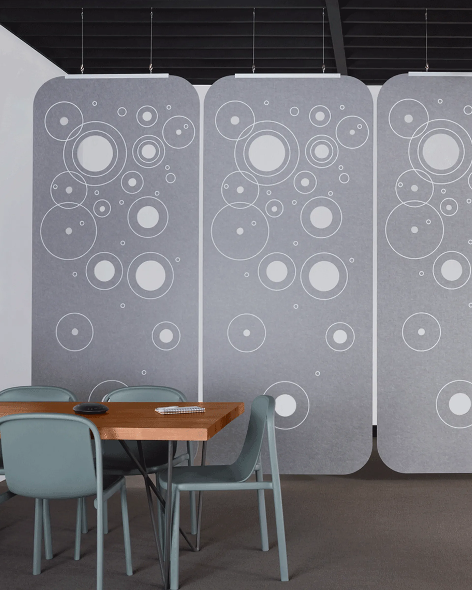 Fizz Screens | Color: Smoke | Print: White (standard)