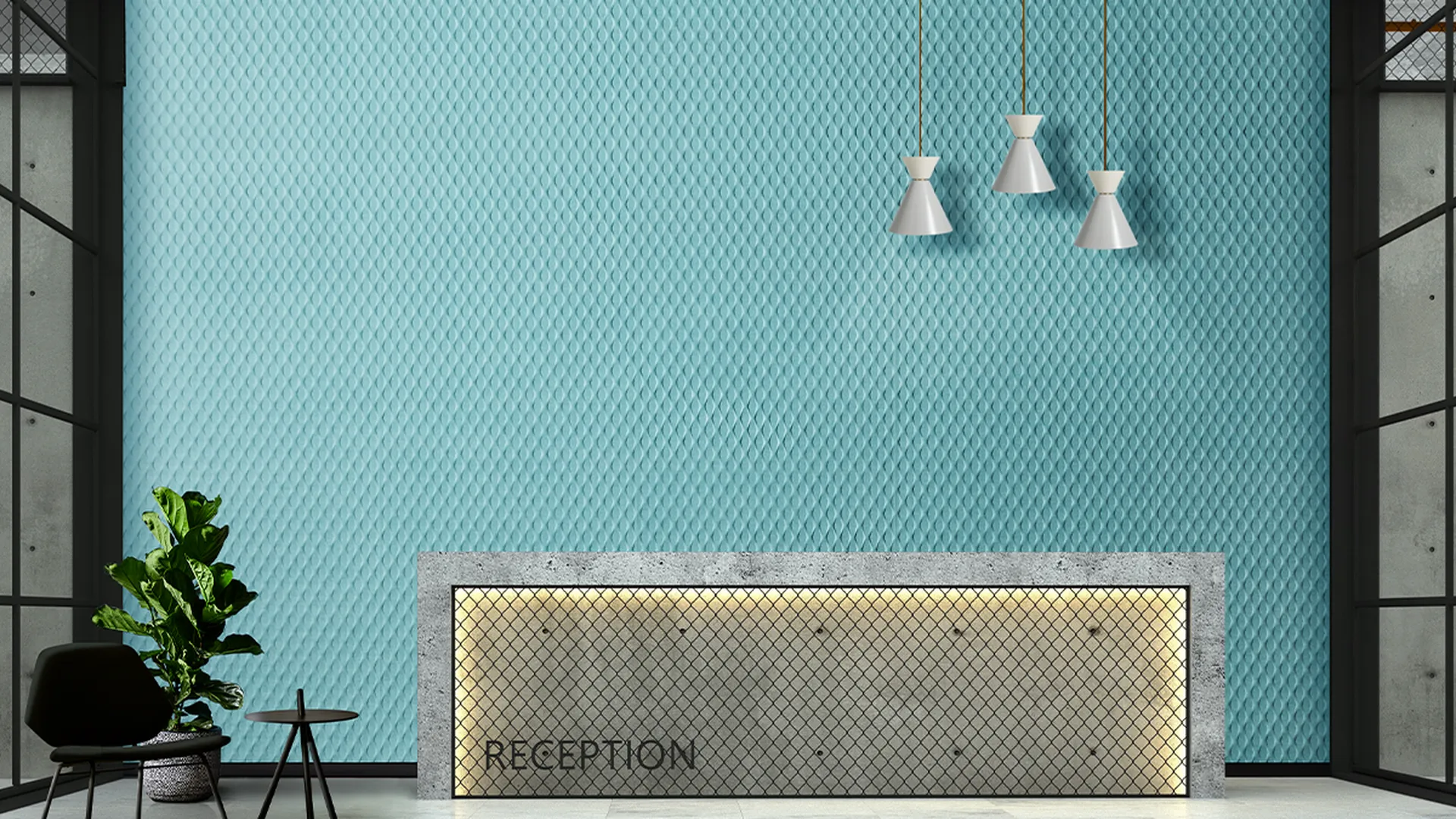 Gem Panels | Color: Duck Egg