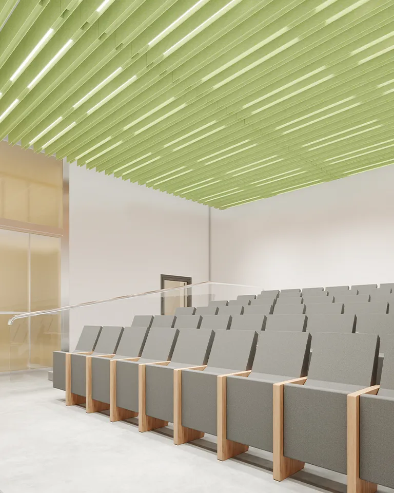 Product: H Baffles Lit | Color: Pistachio