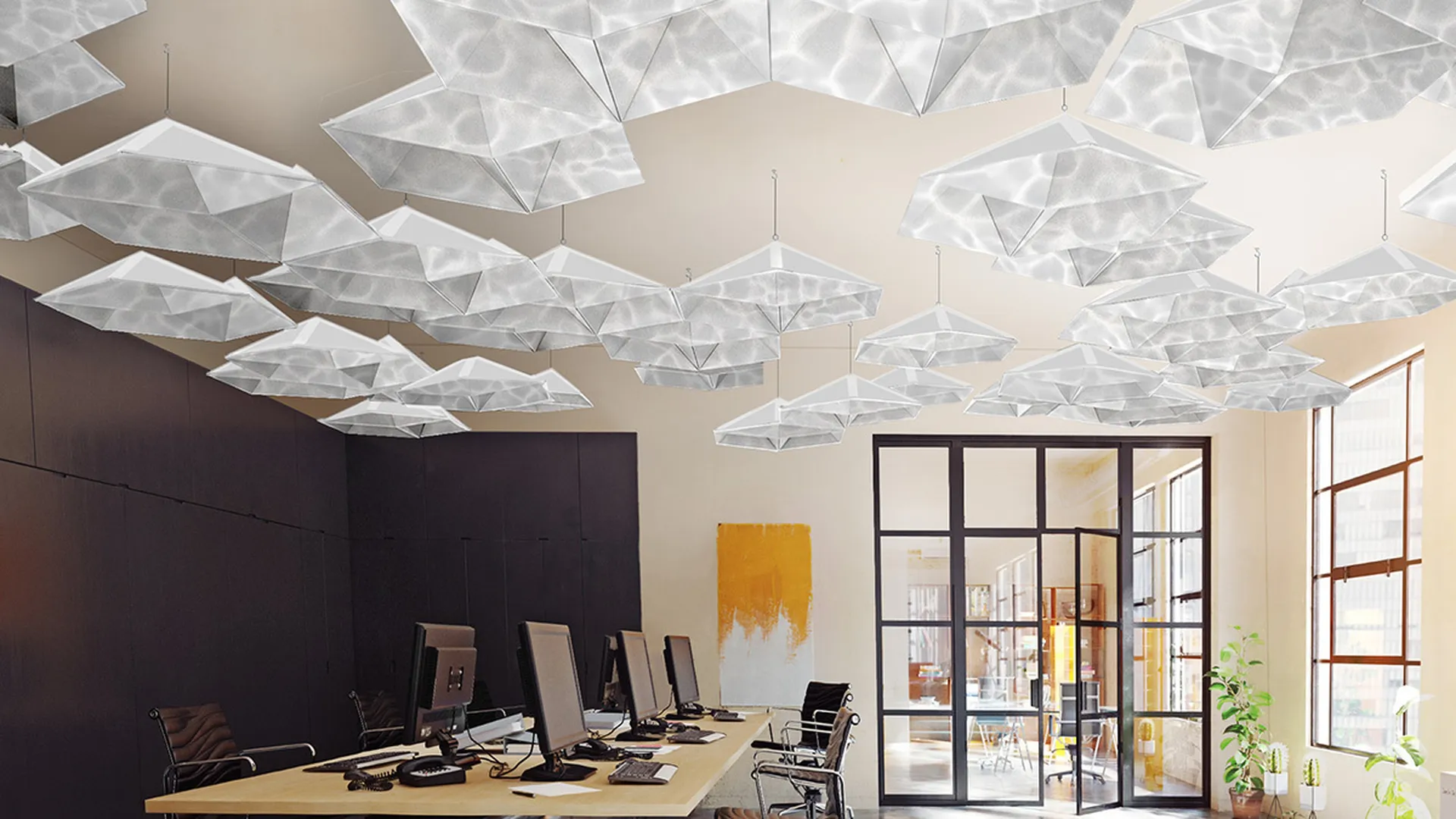 EchoStar+ | Kirei Ink | Collection: Biophilia | Print: Clear Water