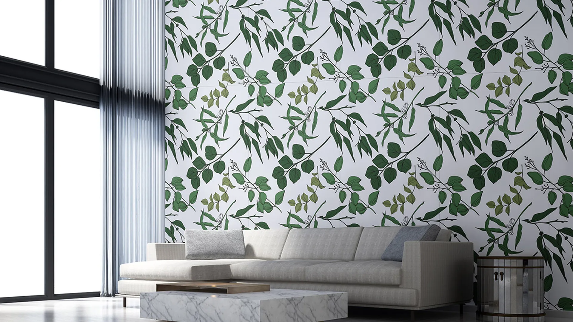Kirei Ink | Collection: Biophilia | Print: Cut Stems (Color)