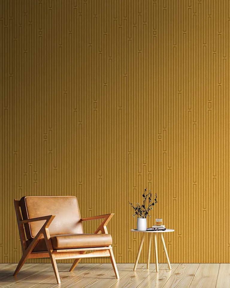 Kirei Ink | Collection: Geo | Print: Maze (Ochre)