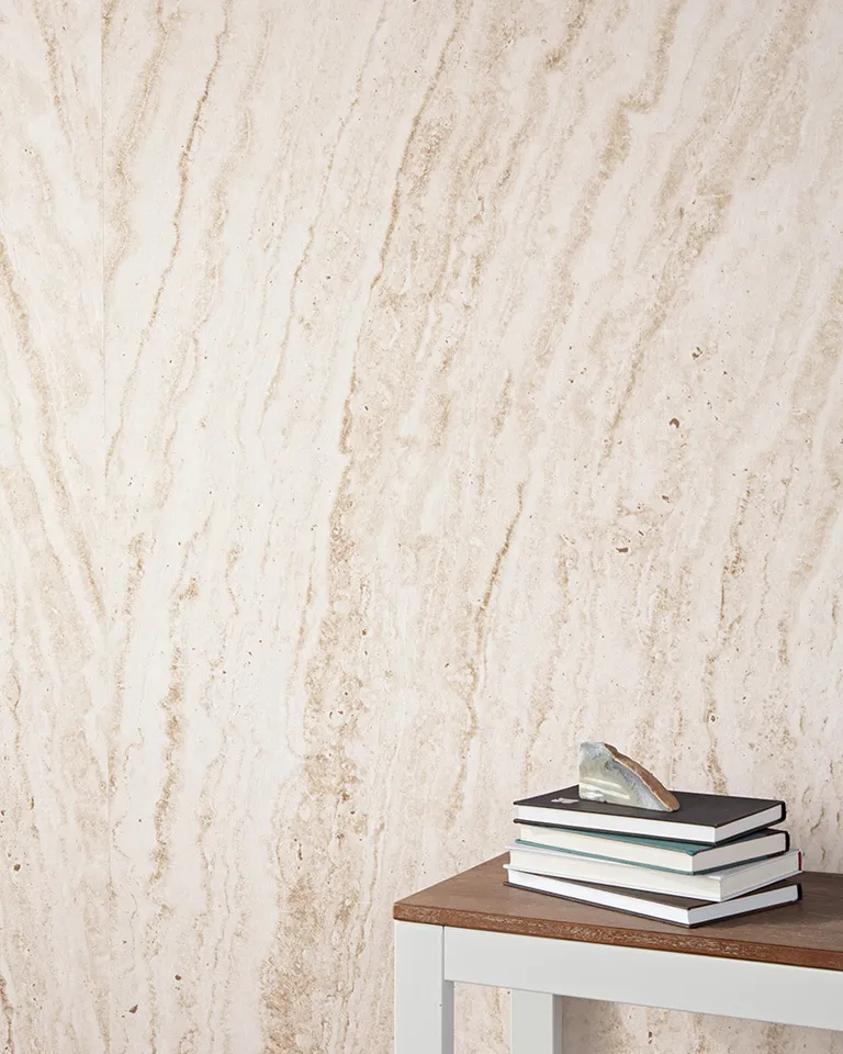 Kirei Ink | Collection: Natural Materials | Print: Travertine