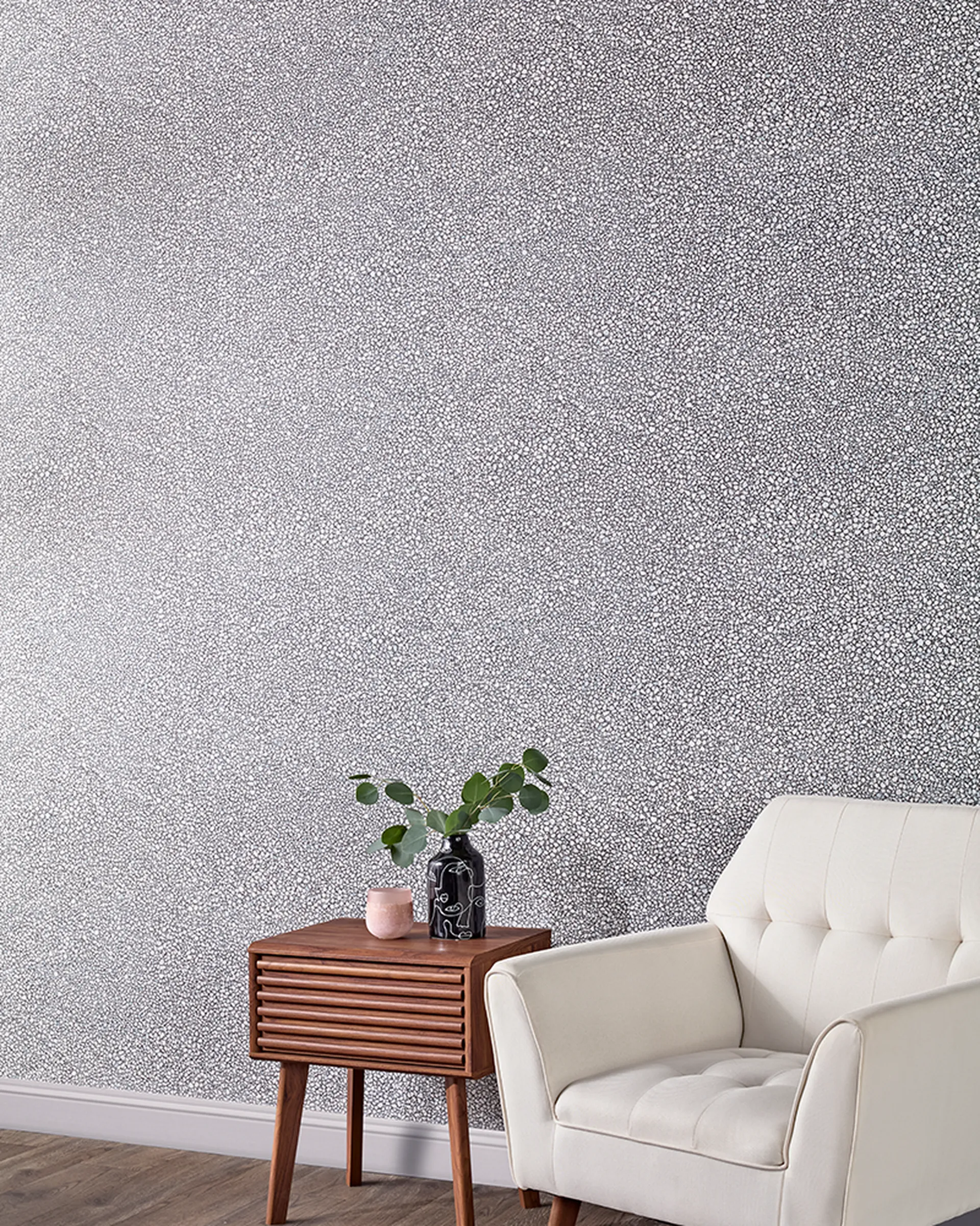 Kirei Ink | Collection: Natural Materials | Print: Terrazzo Vanilla Bean