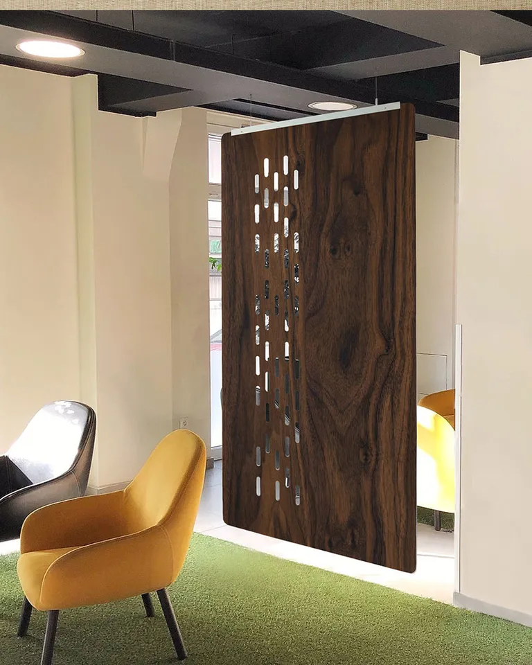 EchoScreen | Kirei Ink | Collection: Wood | Print: Dark Walnut