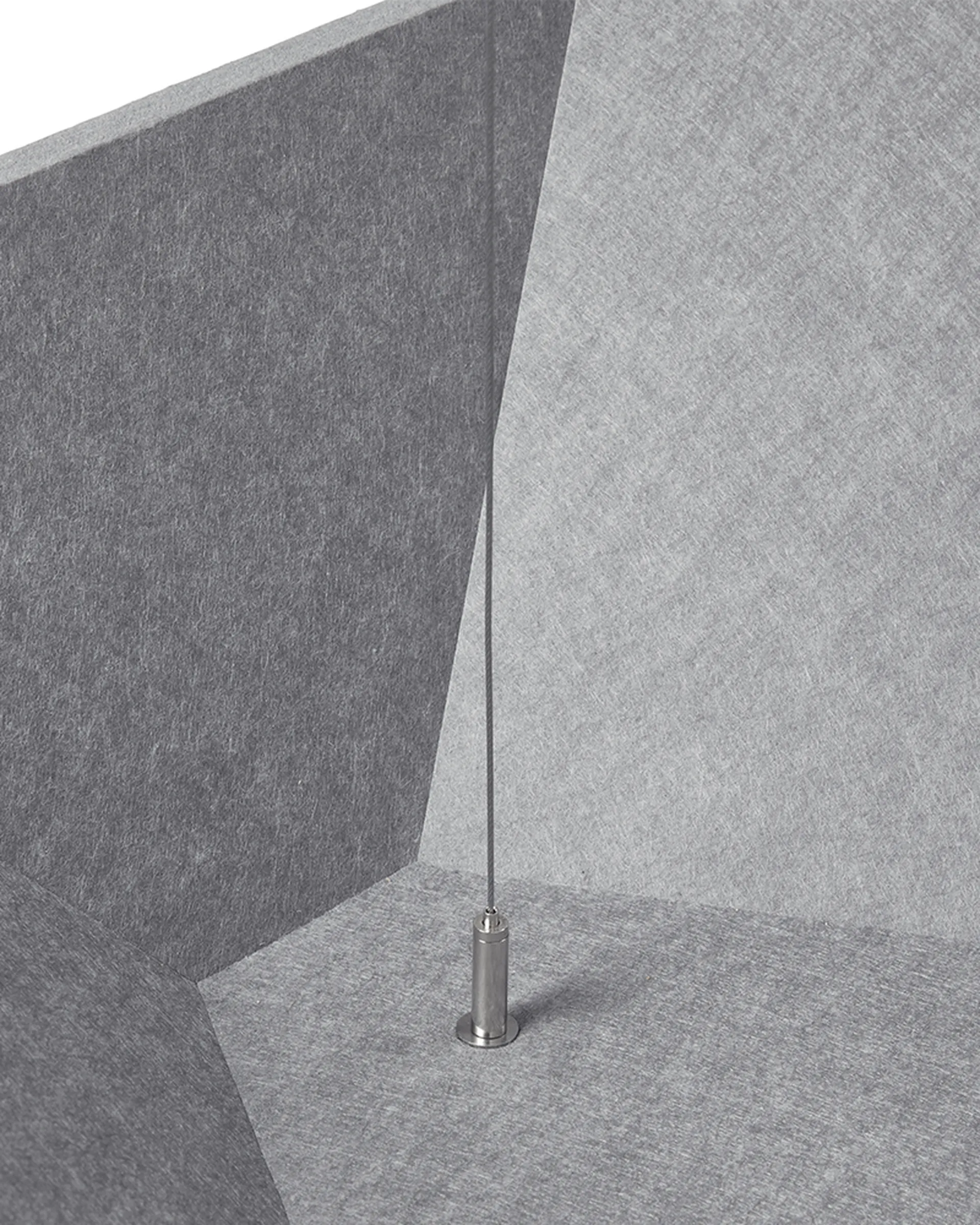 Polygon Cloud hardware | Style: Convex | Color: Smoke