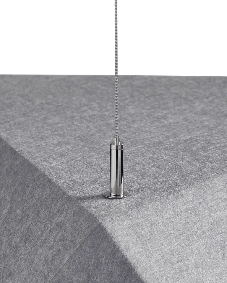 Polygon Cloud hardware | Style: Concave | Color: Smoke