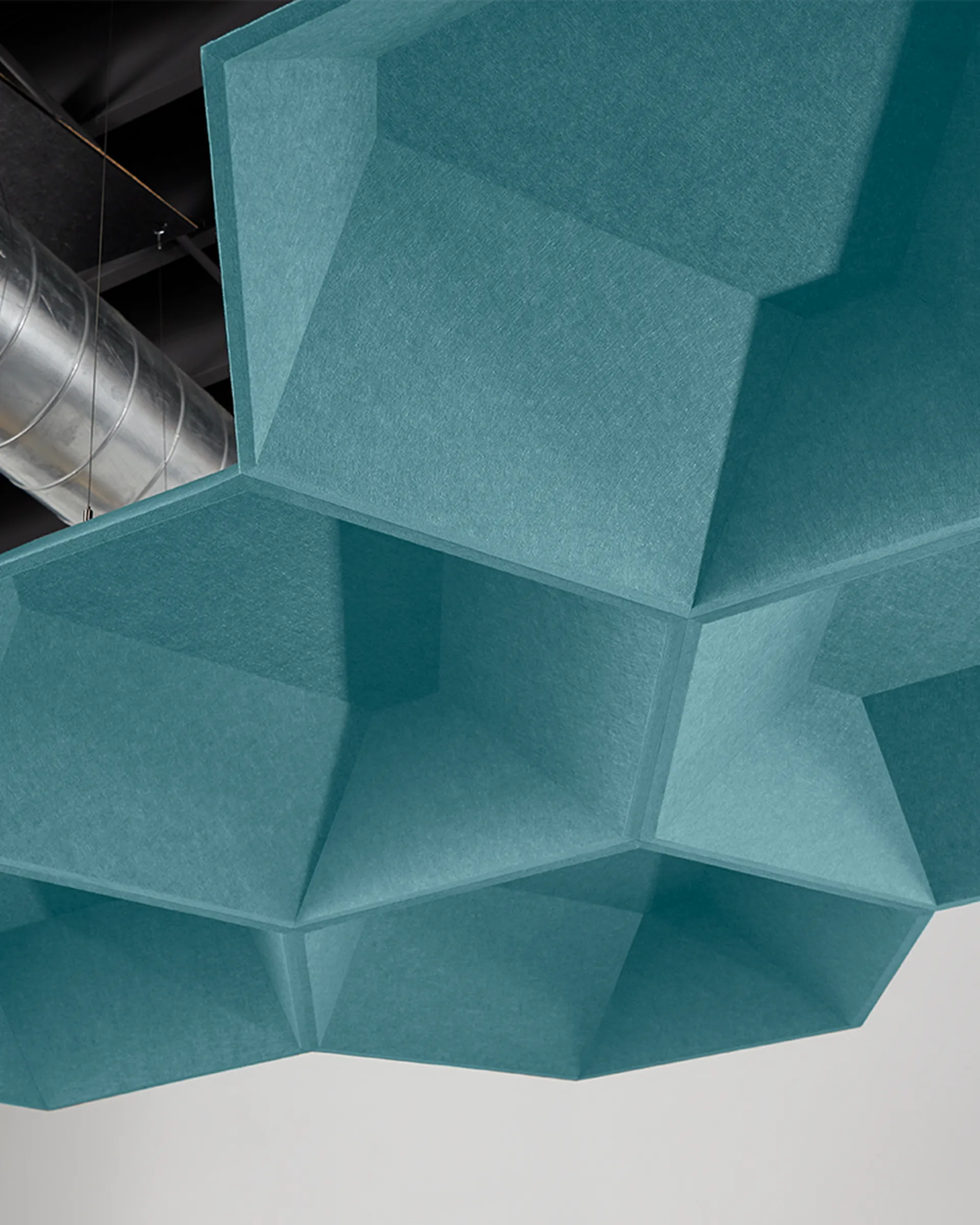 Polygon Cloud | Style: Concave | Color: Duck Egg
