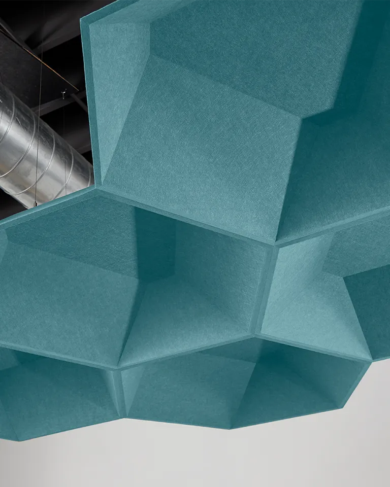 Polygon Cloud | Style: Concave | Color: Duck Egg