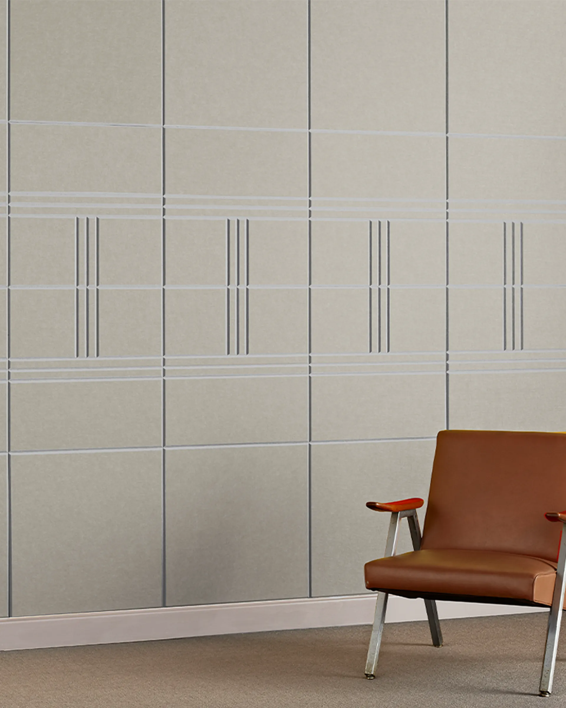 Racetrack Tiles | Print: Kirei Ink Linen