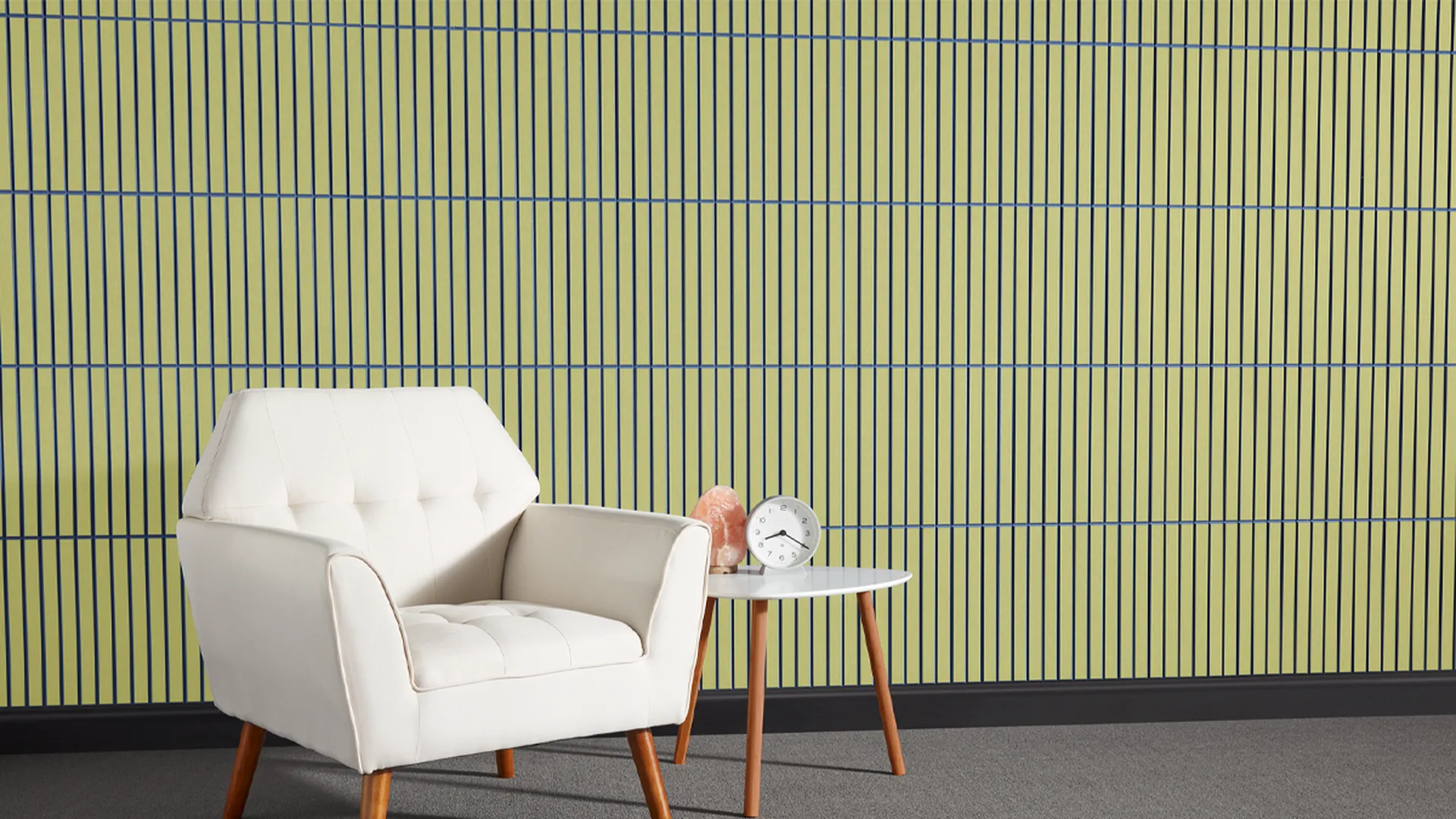 Roman Panels | Color: Coronet | Print: Kirei Ink Custom Green