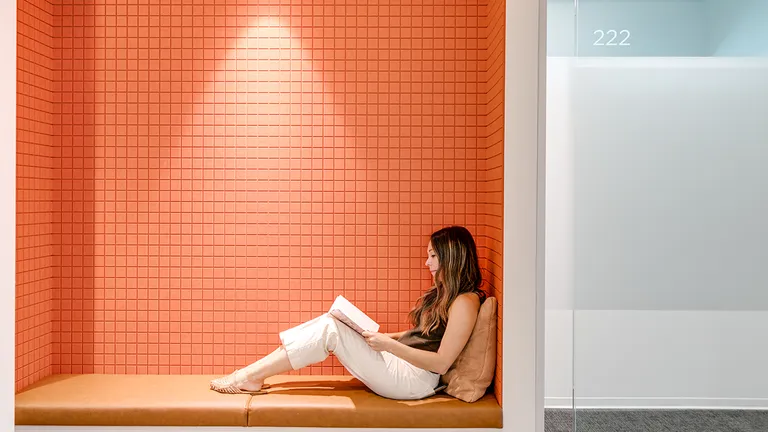 Square Panels 2.0 | Color: Mandarin