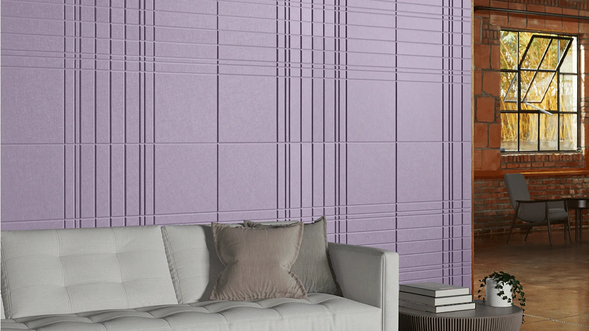 Tartan Tiles | Color: Orchid