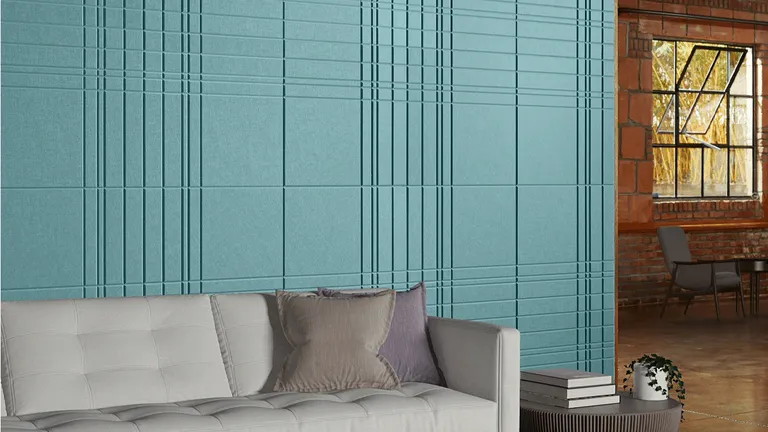 Tartan Tiles | Color: Duck Egg