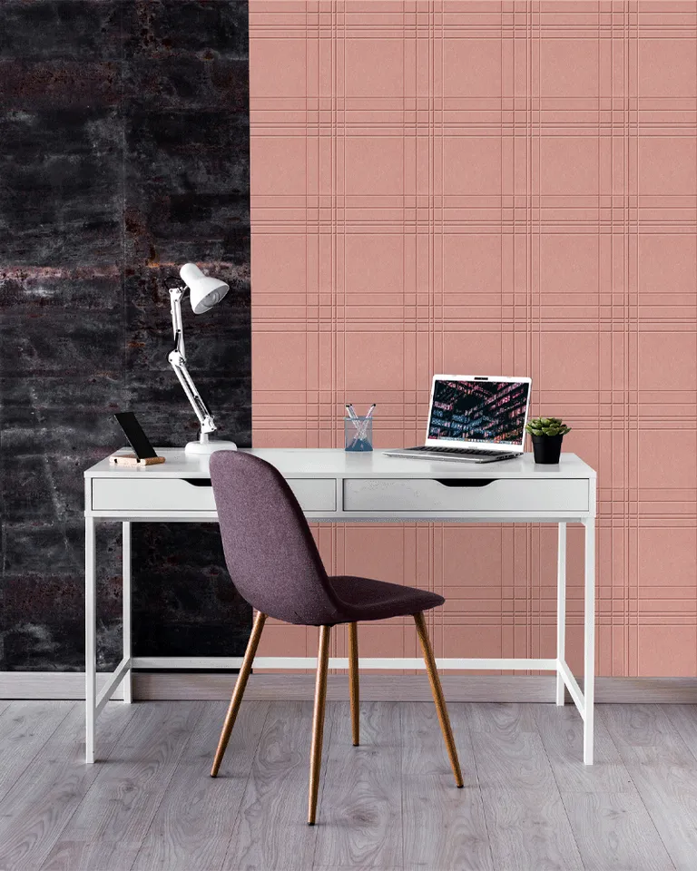 Tartan Tiles | Color: Blush