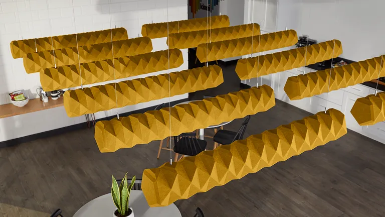 Tessellate Baffles | Color: Ochre