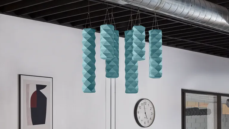 Tessellate Pendants | Color: Duck Egg
