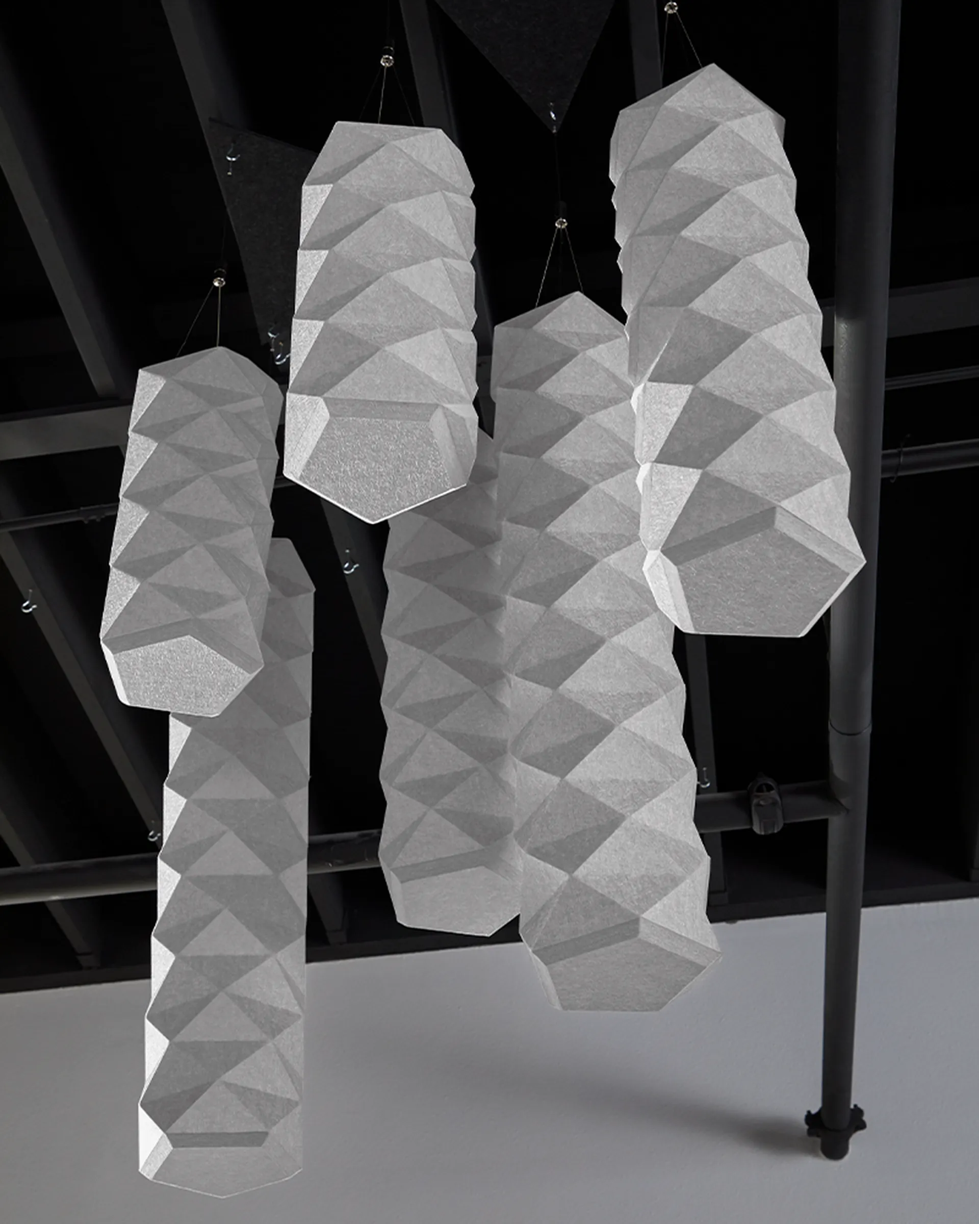 Tessellate Pendants | Color: Frost