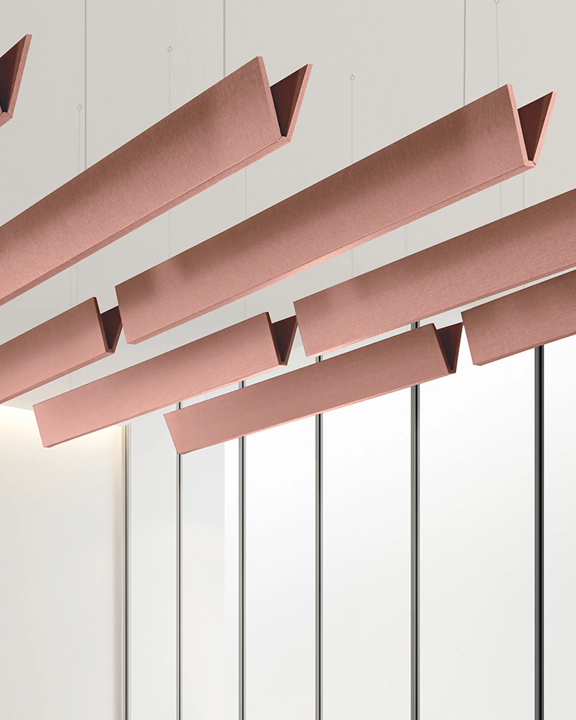 V Baffles | Colors: Blush