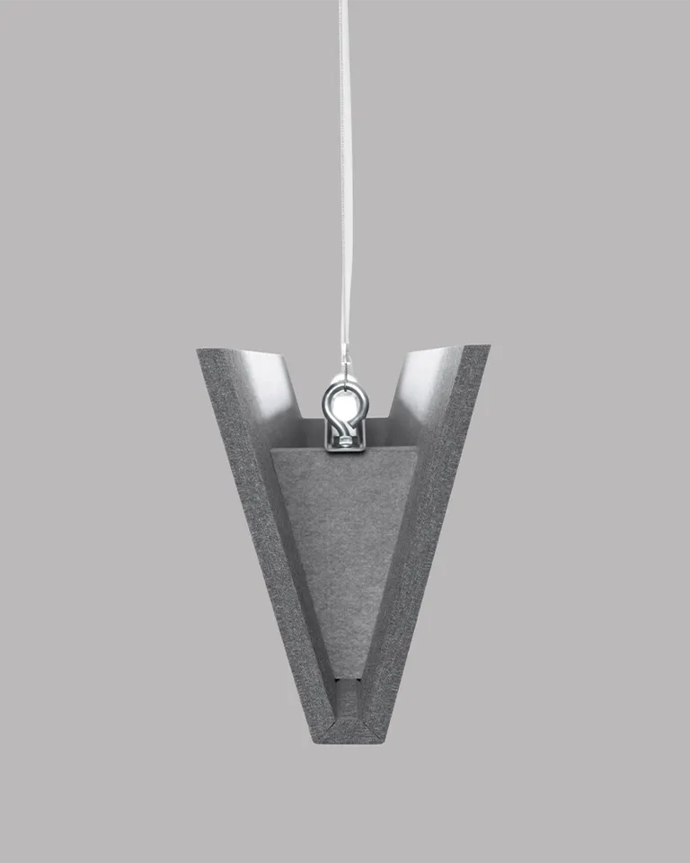 Product: V Baffle Lit | Color: Smoke